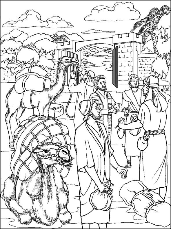 Colorear el siguiente dibujo - Los Talentos